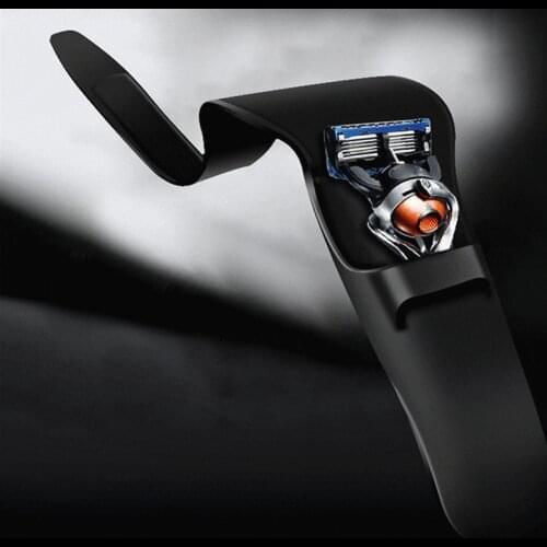 Heigh Quality Mens Manual Series Razor Handle Silicone Sleeve Black Portable Travel Silicone Shaver Storage Holder Hot Sale 1PC
