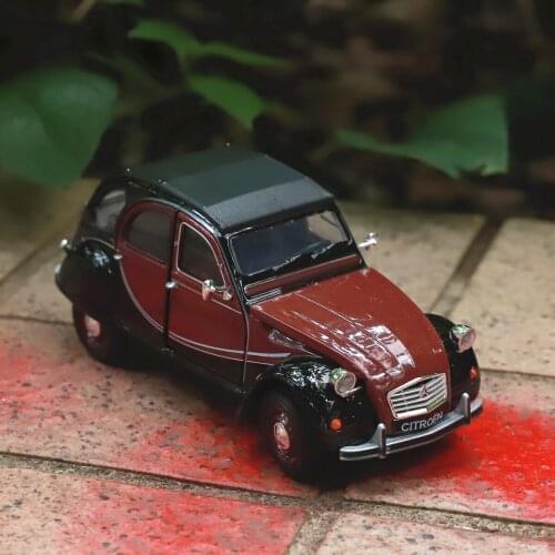 WELLY 1:24 CITROEN 2CV 6 Charleston Alloy Luxury Vehicle Diecast Pull Back Cars Model Toy Collection