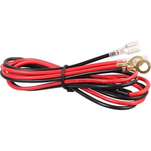 1 Meter 12V 10A Motorcycle Car Cigar Lighter Charger Socket Extension Cord with Eyelet Terminal New