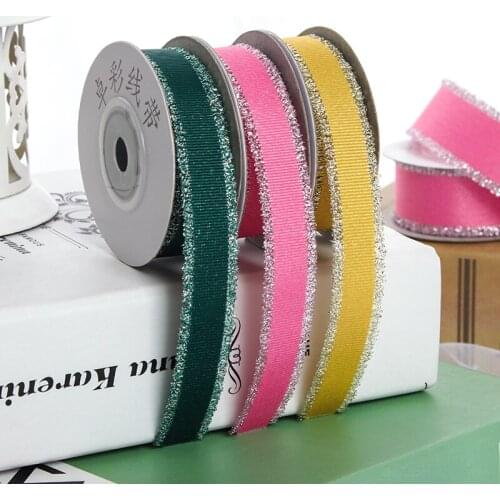 16mm/25mm Onion Edge Grosgrain Satin Ribbon Wedding Decor Christmas Ribbons Holiday Decor Party Gift Wrapping 5 Meters/roll