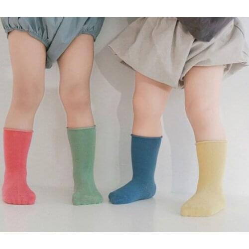 3 Pairs Cotton Kids Socks Warm Winter Socks For Baby Girls Boy Cute Cartoon Newborn Toddler Socks Boys Socks 0-8 Yrs