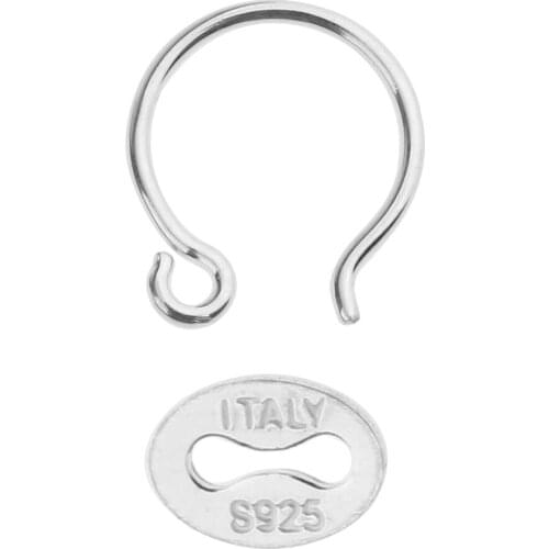 5pcs 925 Sterling Silver Ear Wire Hooks DIY Earring Findings Jewelry Making