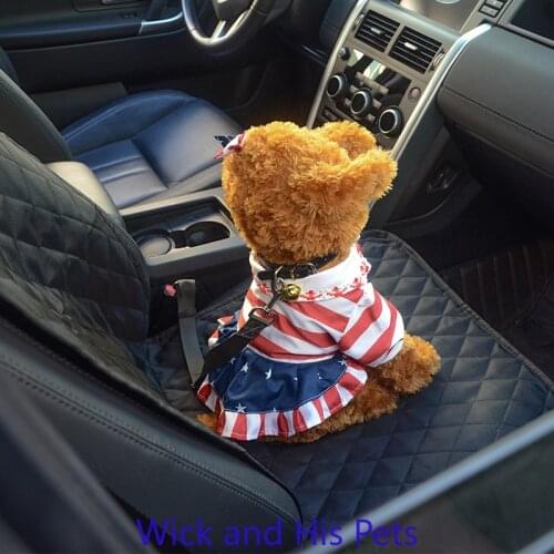 Pet Dog Car Seat Front Seat Cover Breathable Pet Carriers Dog Bag Basket Portable Transport Pet Cats Car Cushion Seat Cover Set