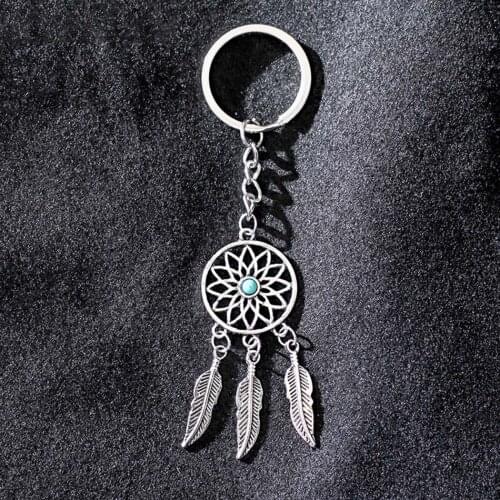 Decor Pendant Feather Garden Handmade Home Décor Imitation Key Keychain