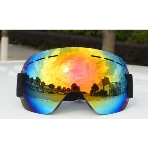 Double Lens UV400 Anti-Fog Big Spherical Skiing Glasses Snow Goggles Skiing Eyewear Snowboarding Goggle Ski Sports