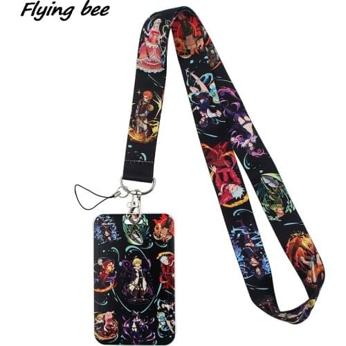 Flyingbee Anime Seven Deadly Sins Neck Strap Lanyard For Key ID Card Phone Strap USB Badge Holder Hang Rope Lariat Lanyard X1580