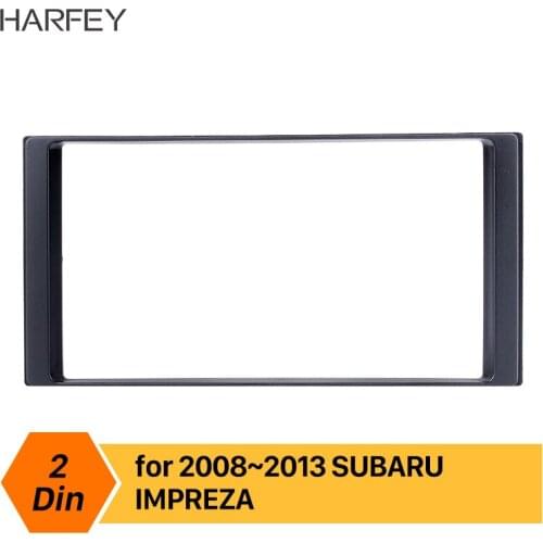 Harfey 173*98mm 2Din Car Radio Fascia Frame DVD Refitting Panel For Subaru Impreza 2008 2009 2010 2011 2012 2013 Mount Kit