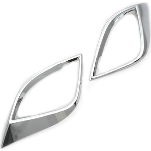 Chrome Styling Fog Light Grille Trim Honeycomb for Mazda 3 2010 Up