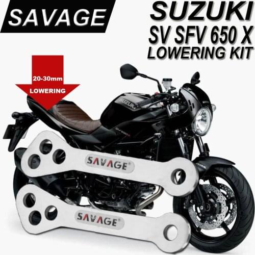 Lowering Links Kit For SUZUKI SV650 SV 650X 2017-2020 SFV 650 2009-2015 Motorcycle Accessories CNC Adjustable Rear Cushion Lever