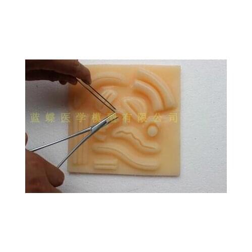 Laparoscopic skin suture module 3D suture practice module laparoscopic training simulator
