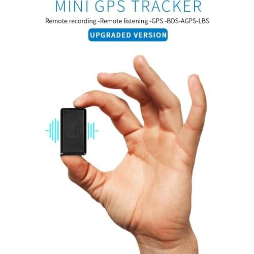 Mini GPS Tracker Vehicle GPS Tracking Locator Personal Tracking with Remote Recording Remote listening GPS BDS AGPS LBS 12 Types