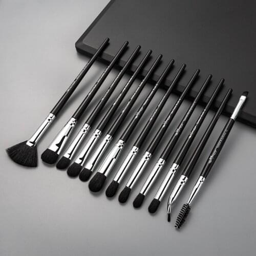 Anmor Pro 12 pcs/lot Makeup Brushes Set Eye Shadow Blending Eyeliner Eyelash Eyebrow Brush For Make Up Cosmetic Tool