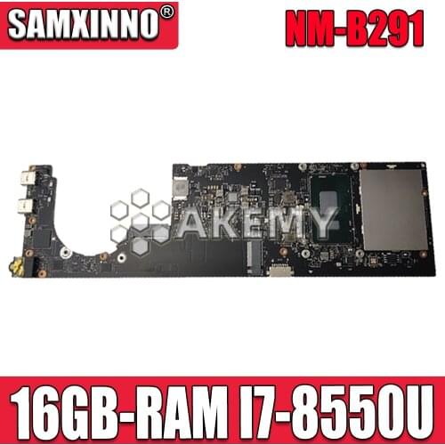 NM-B291 Laptop motherboard For Lenovo YOGA 920-13IKB original mainboard 16GB-RAM I7-8550U