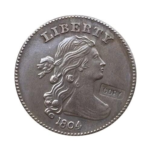 Wholesale 1804 COINS COPY 100% coper manufacturing