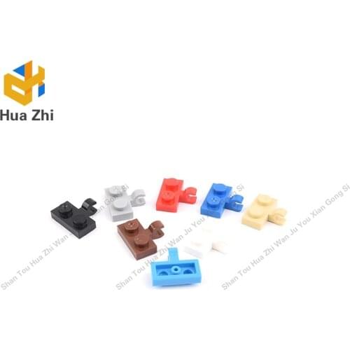 10PCS 11476 Plate Special 1x2 with Clip Horizontal on Side Building Blocks Parts MOC DIY Education Build Toys Brick