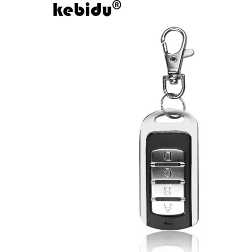 Kebidu Cloning Remote Control Duplicator Electric Copy Controller Mini Wireless Transmitter Switch 4 buttons Car Key Fob 433MHz