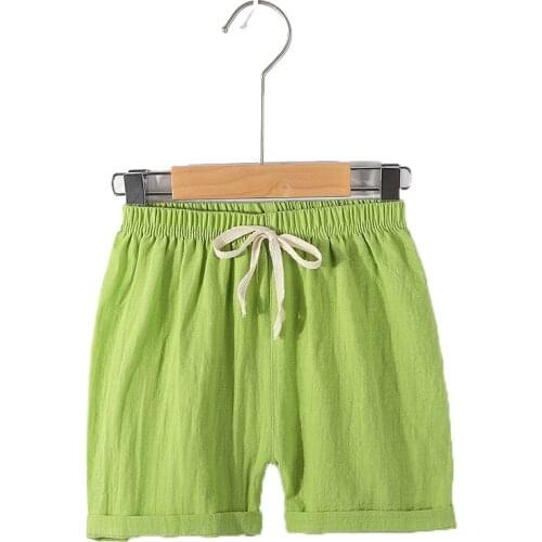 Infant Toddler Girls Boys Shorts Summer Cotton Kid Boy Beach Shorts Baby Pants Solid Color Casual Sytle Casual Children Clothing