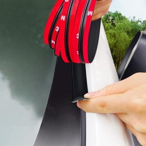 T Type Sealing Strip Adhesive Automotive Rubber Edge Auto Roof Windshield Sealant Protector Seal Strip Window seals Car Stickers