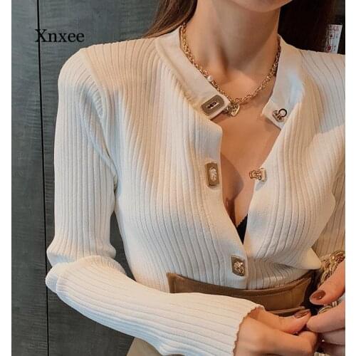 Spring Autumn Casual Women Fashion Short Sleeve Slim Cardigans Coat Female Long Sleeve Sweater Tshirt Tees Tops