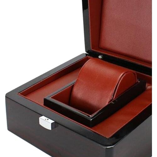 Vintage Watch Bracelet Case Storage with Pillow Wristwatch Display Container