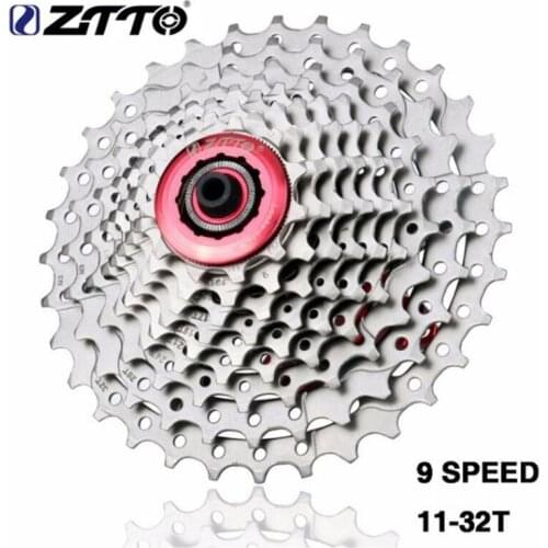 ZTTO 9-Speeds Freewheel Cassette Sprocket 11-32T for Shimano Mountain Bike Parts High Quality