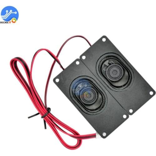 1pair 2pcs 3070 Speakers Audio Portable Loudspeaker 4 Ohm 3w 70*30*16.5mm for Computer Advertising LCD TV Rectangle Speaker