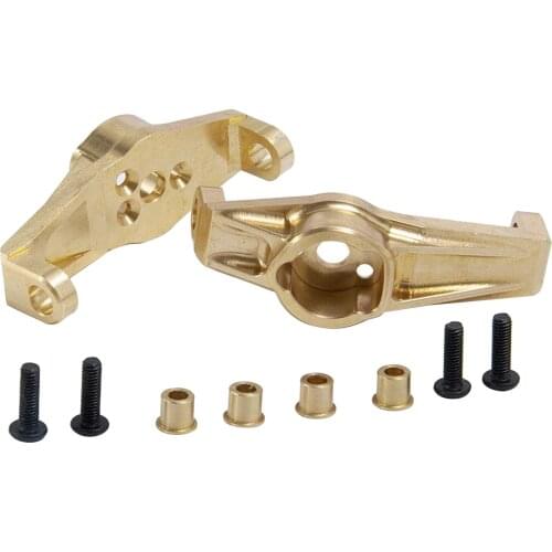 2x RC Car Steering Knuckle Front Steering Knuckle RC Model Front Hub Parts