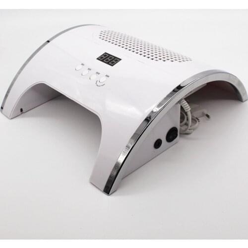 2 In 1 UV Led Lamp Nail Manicure Vacuum Cleaner Manicure 45W Nail Dust Collector Lamp for Drying Nails LED Light Gel Nail Lamp