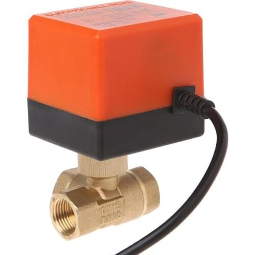 3 way motorized ball valve electric Three line two way control AC 220 DN15/20/25