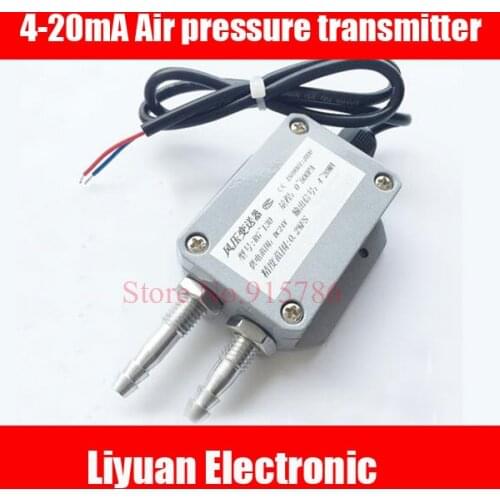 4-20mA Air pressure transmitter / 0-20KPA Differential Pressure Sensor / Fan pressure gauge / pipe measurement