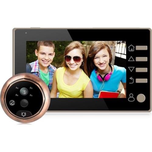 4.3"LCD HD Screen Peephole Viewer Door Viewer Camera Night Vision No Disturbing