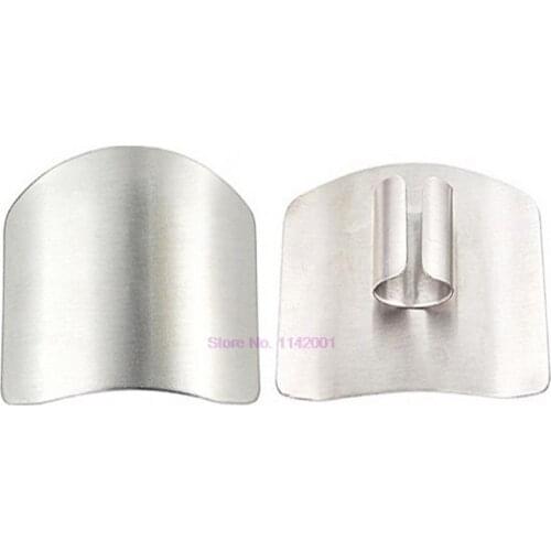 500Pcs Finger Guard Protect Finger Hand Cut Hand Protector Knife Cut Finger Protection Tool Stainless Steel Kitchen Tool Gadgets