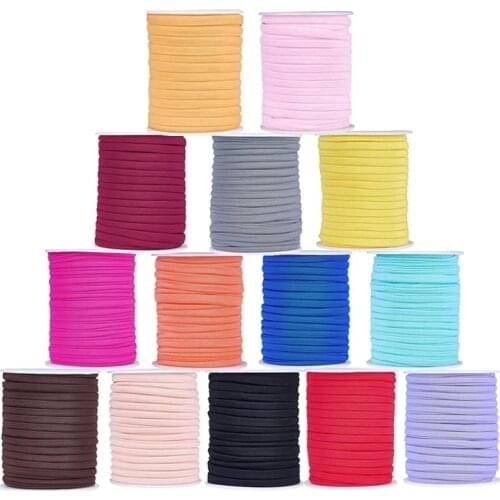 5x3mm about 20m/roll Tiny Elastic Spandex Thread Cord for Jewelry Making bracelet necklace Accessories,Habotai Foulard Cord F65