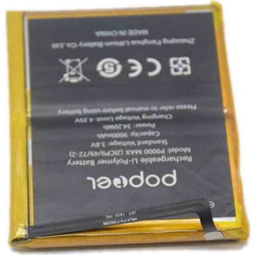 For Poptel p9000 max battery 10000mAh Long standby time Mobile phone battery High quality Poptel p9000 max Mobile Accessories