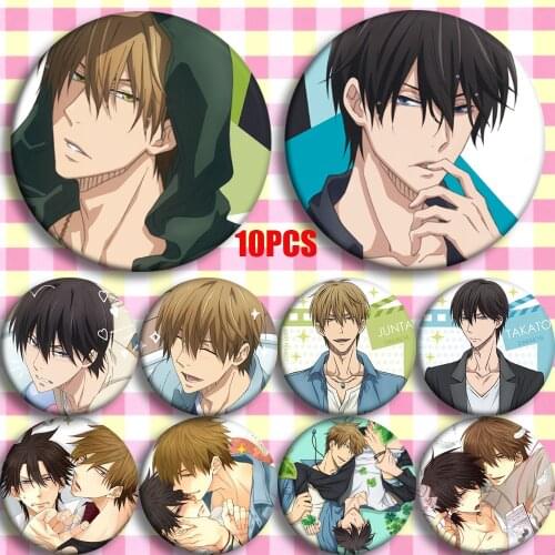 Anime Dakaretai Otoko 1-i ni Odosarete Imasu. Takato Saijou Cosplay Bedge Cartoon Collect Badge For Bag Hats Button Pins Brooch