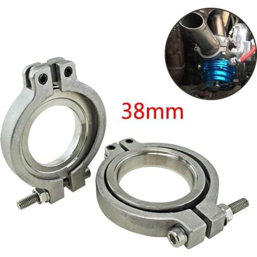 Car V Band Exhaust Male Female Flange 38mm Clamp 304 Stainless Steel V Band Clip Car Accessories Replacement