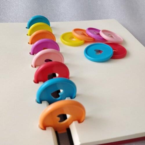 Mushroom Hole Binding Buckle 35mm Love Heart Discbound Discs Ring Suitable for Loose Leaf Notepad Planner Diary Book Business