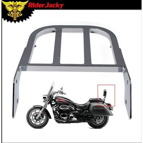 Chrome Motorcycle Backrest Sissy Bar Luggage Rack For Yamaha V-Star 400/650 Classic 650 1100 Classic XVS 1998-2011 2009 2010