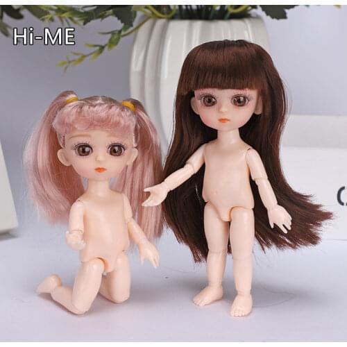 13 Joint Moveable BJD Doll 1/8 with Shoes Normal Skin 15cm Body Doll DIY Dress Up Girl Toys for Kids Baby Girl Toys New Arrival