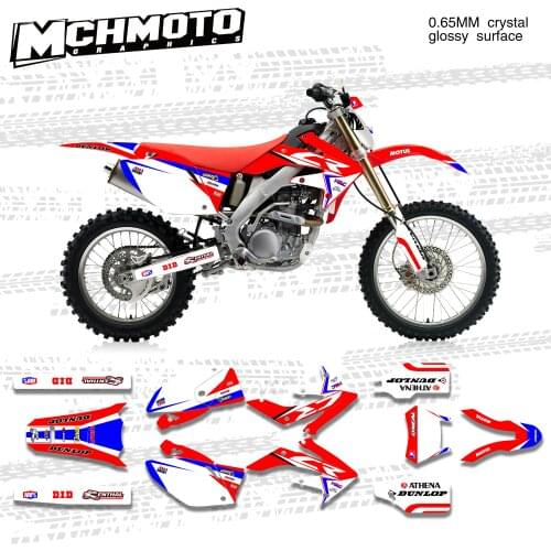 MCHMFG Graphics Kit for Honda 04-19 CRF250X 2004 2005 2006 2007 2008 2019 Motocross Decals