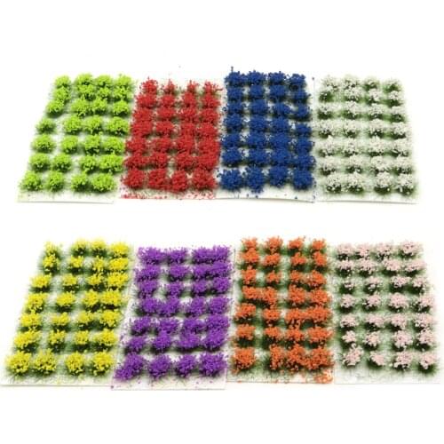 Model Miniature Flower Grass Leaves Foliage For HO Train Railway Landscape Realistic Powder Bush Wargame Accessories