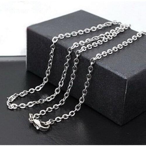 Mens Chain Necklace Goth Stainless Steel Pendant Geometric Simplicity Man Jewelry Accessories Punk Men Necklaces Chains