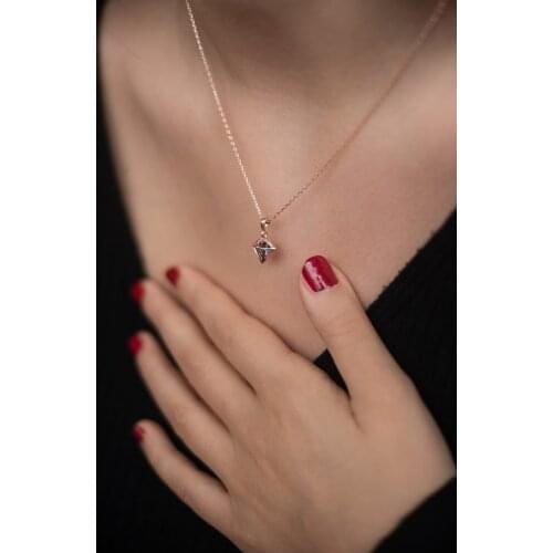 925 sterling Silver Necklace For Women Special Designed Lovely Good Quality Fashionable Design Handy Wink Attractive 2021 Trend Fashion Jewelry Model