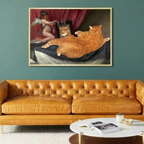 Nordic Retro Nostalgic Literary And Artistic Decorative Painting In Front Of The Venus Creative Decorative Poster Canvas Print