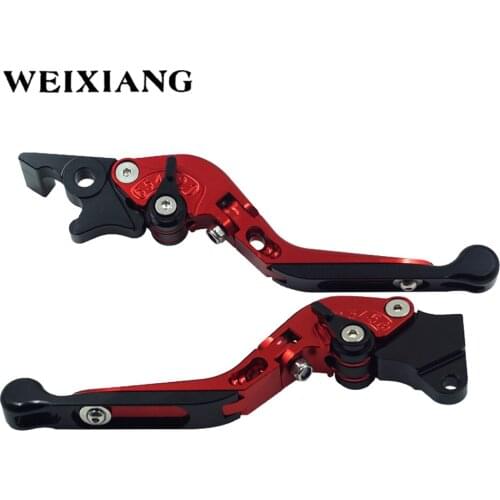 Universal Front Left Right Motorcycle Folding Adjustable Brake Clutch Levers For Honda Yamaha