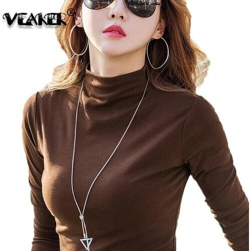 Женские однотонные футболки VEAKER China At AliExpress