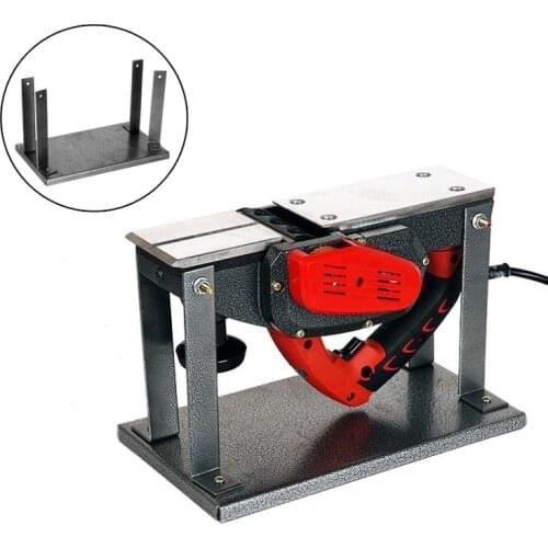 Workbench Carpentry Planer Rack Router Table Household Electric Planers Table Flip Planer Black Steel Rack For Woodwork Benches