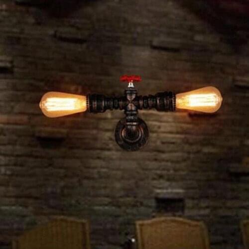 Vintage nordic decoration home crystal wall sconce lighting glass wall sconces rope wood aisle bedroom dining room wall lamp