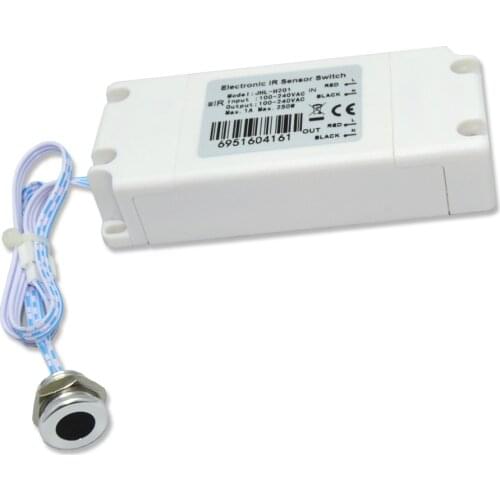 Patented high voltage IR Sensor Switch 500W 100-240V (Max.70W For LEDs) Infrared Sensor Switch Motion Sensor Auto On/off 5-10CM