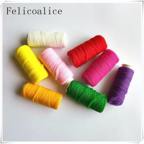 10pcs 5.5*2.5cm Nylon Thread Making Stocking Flowers Nylon Coil Cord Screen Flower Material Florist Handmade Accessories
